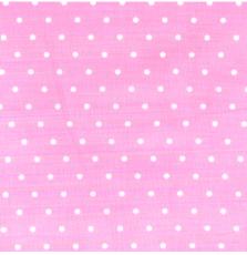 French Hat Box: Dusky Pink Spot Print 