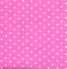 French Hat Box: Rose Pink Spot Print 