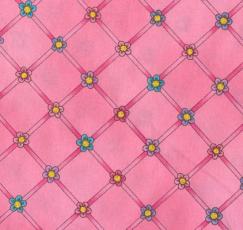 Trellis Muster, Pink 