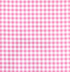 French Hat Box: Rose Pink Check Print 