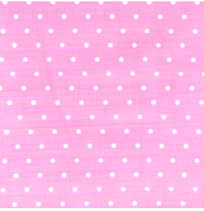 French Hat Box: Dusky Pink Spot Print 