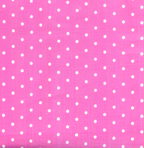 French Hat Box: Rose Pink Spot Print 