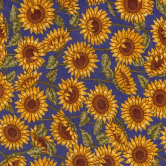 Sunflowers of Provence, Sonnenblumen, Blau 