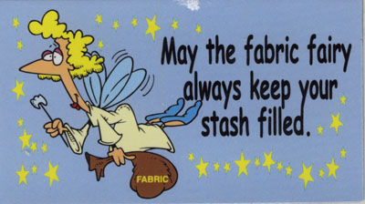 Magnet: May the fabric fairy 