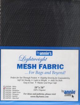 Mesh Fabric - Netzstoff Schwarz 
