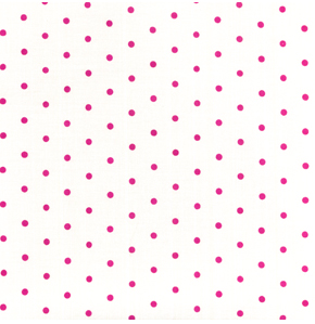 French Hat Box: Hot Pink Spot Print, Wei 