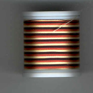 Rayon Garn, Multicolor (Schwarz/Rot/Gelb) 2054, No. 40, 200m 