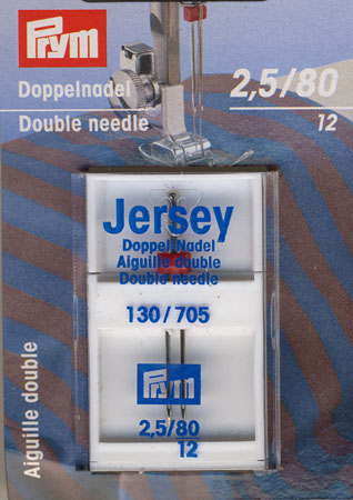 Jersey Doppel Nadel 80/2,5 mm 